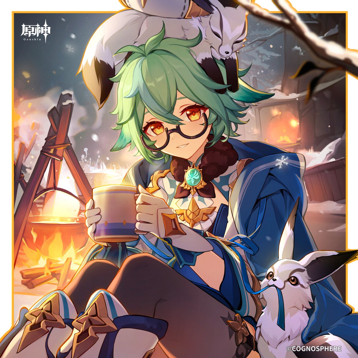 原神_キャラ生誕祭 【#スクロース生誕祭2025】 今日は特に寒い日なのに