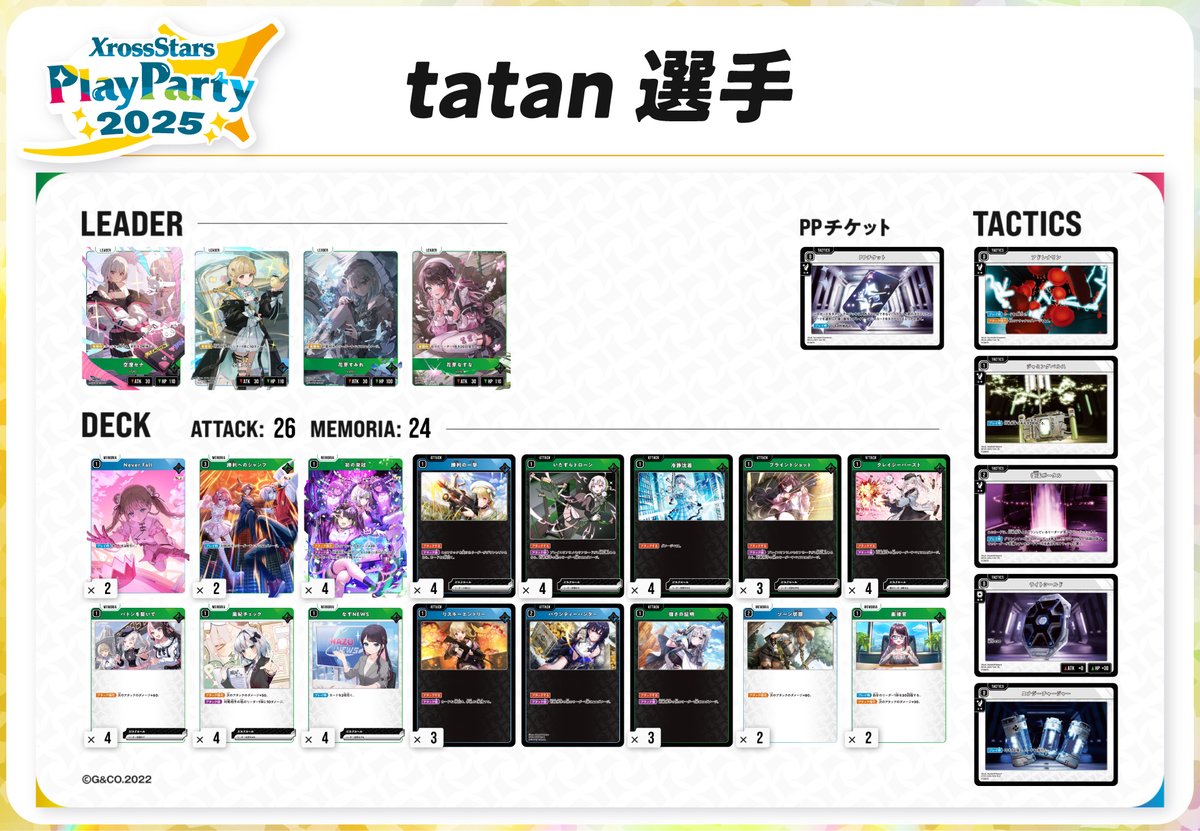 ✨#クロスタプレパ2025 デッキ紹介✨／ 先日開催された『Xross Stars