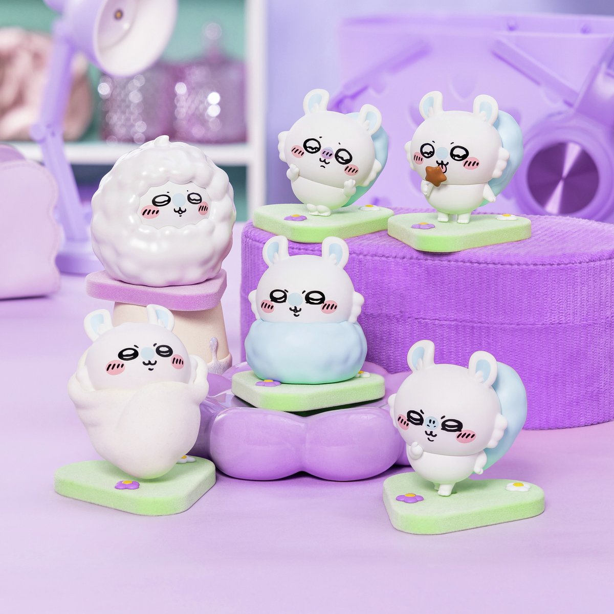 🌼予約受付中🌼 『#GPSBOX うさぎ／モモンガだらけフィギュア（各6種