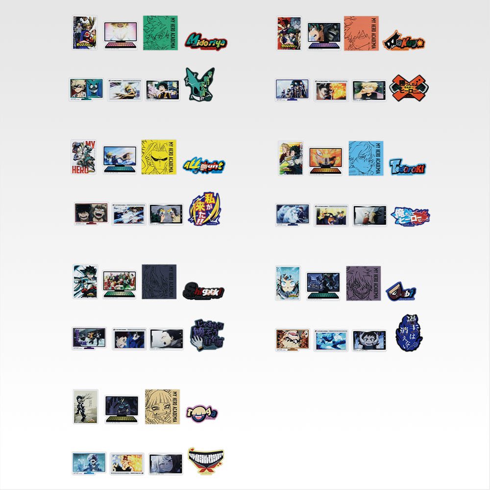 一番くじ 僕のヒーローアカデミア ー更に向こうへー L賞 ステッカー