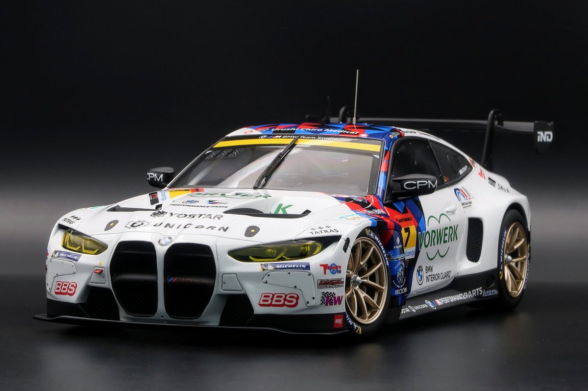 NUNU 1/24 BMW M4 GT3 完成しました🙌 LB Productionのデカールを使用