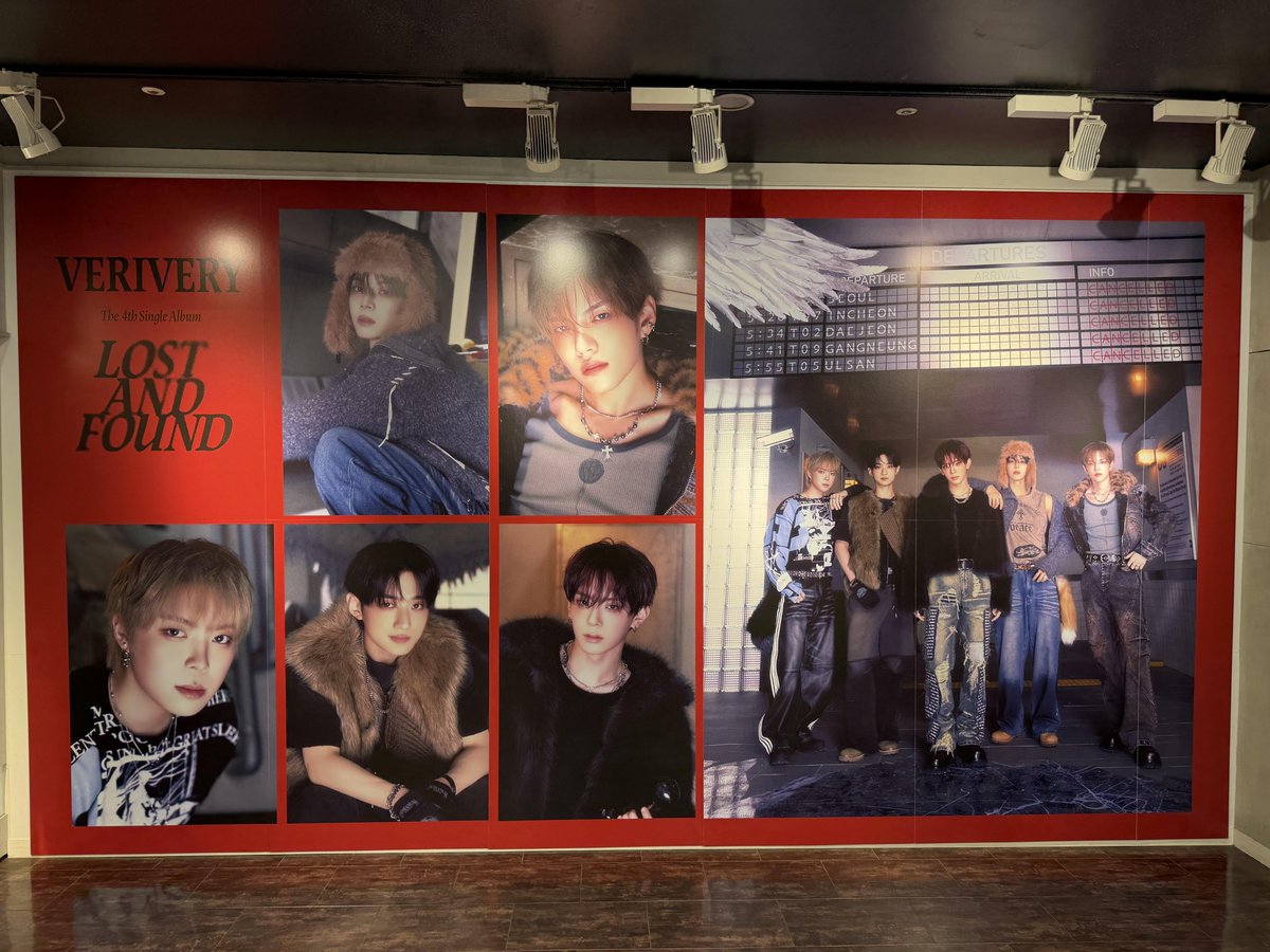 タワ渋kpop】 #VERIVERY 4th Single Album [Lost and Found] 発売記念