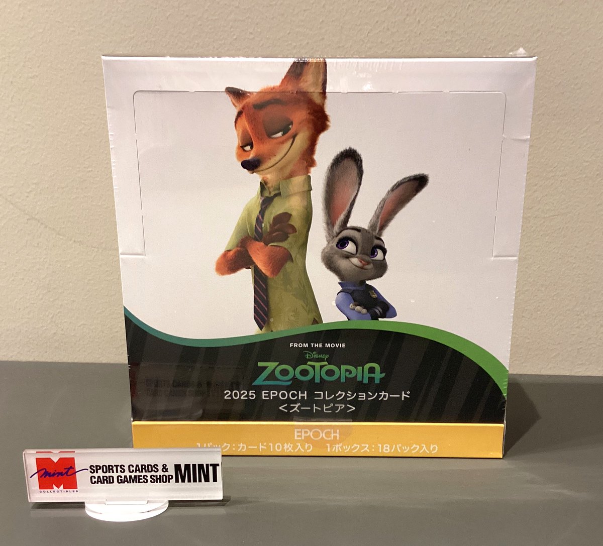 12/5新商品入荷】 2025 EPOCH Collection Cards ＜ZOOTOPIA＞ 日本でも