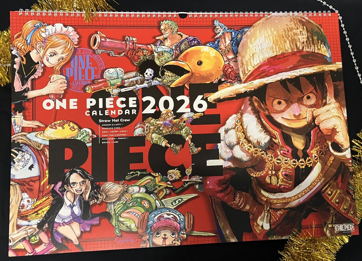 新商品】原画商品 『ONE PIECE』コミックカレンダー(大判)2026 3,960円