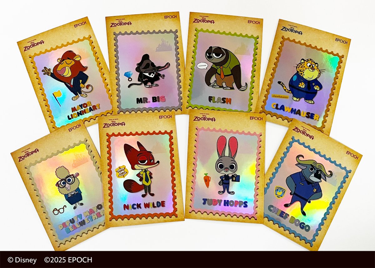 ✨12/5(金）発売✨／ 2025 EPOCH Collection Cards <ZOOTOPIA