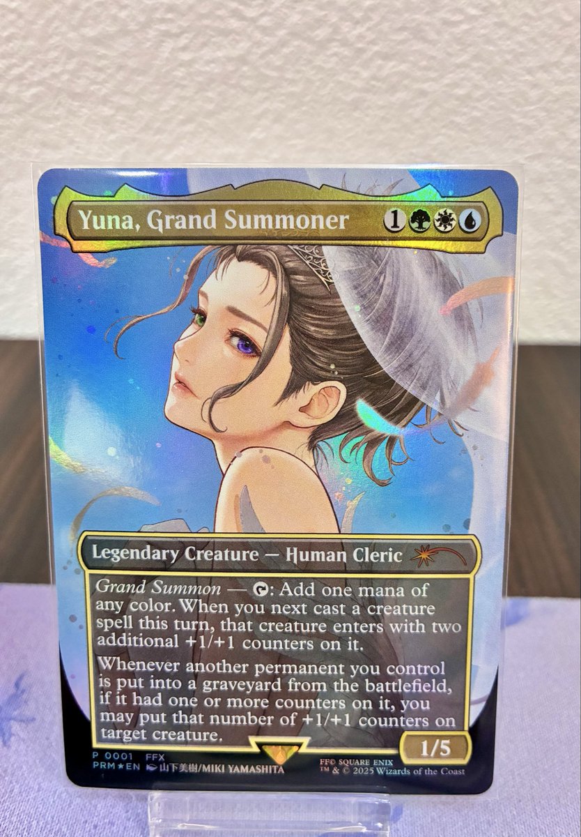 MTG 大召喚士、ユウナ コマンダーリーグ プロモ 日本語版 MTG 大召喚士 MTG