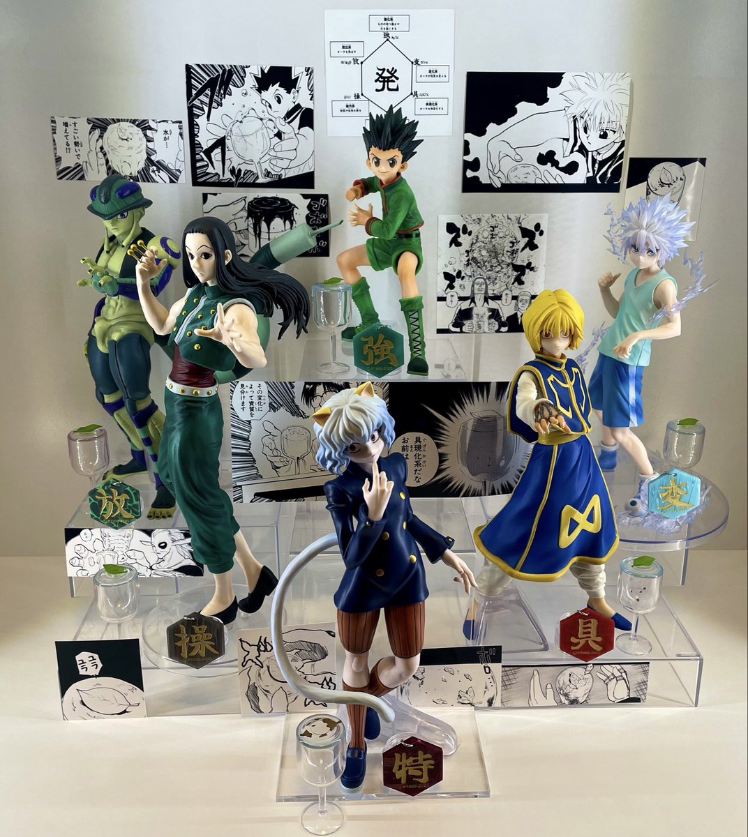 ミズミシキ×ト×マスターライズ』 水見式ディスプレイ作ってみましたー