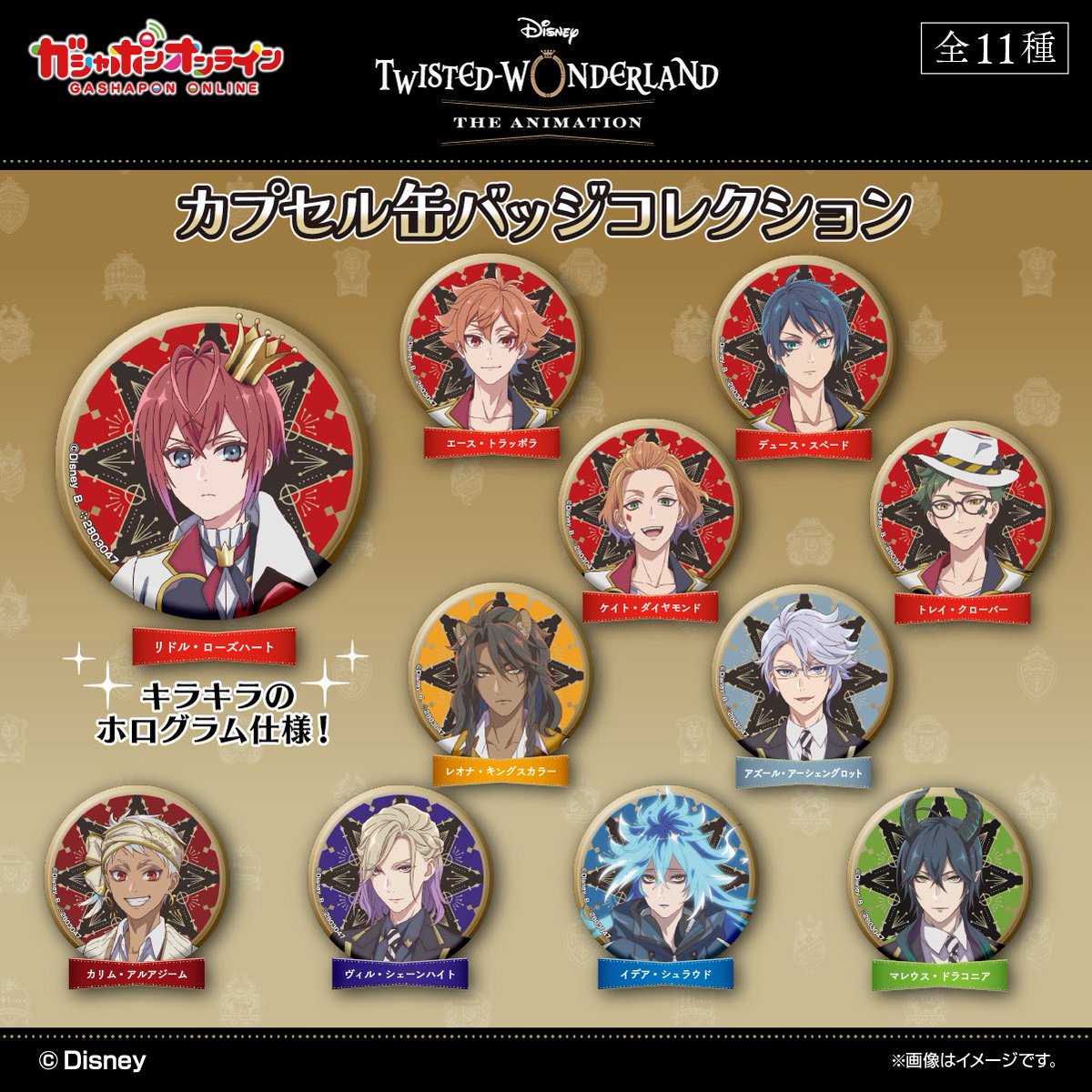 ディズニー ツイステッドワンダーランド ザ アニメーション 』カプセル