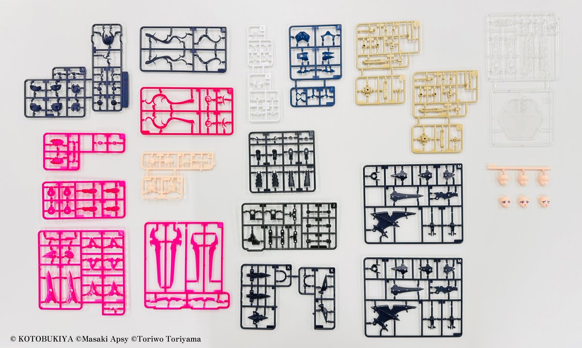 ランナー初公開】 #メガミデバイス 「デザイアメイデン レイダー」の