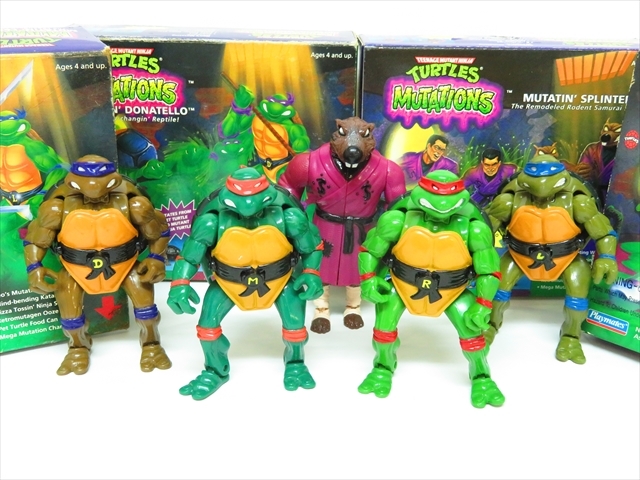 ミュータントタートルズ フィギュア 昔集めたコレクション品、眠らせた