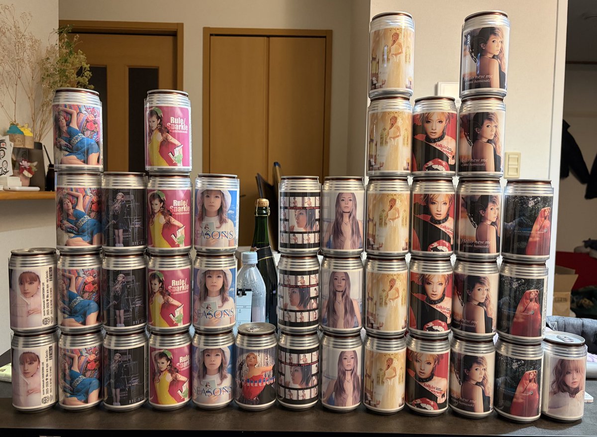 福島旅行きてて、浜崎あゆみの缶見てみたいって私が言って、友人夫婦と