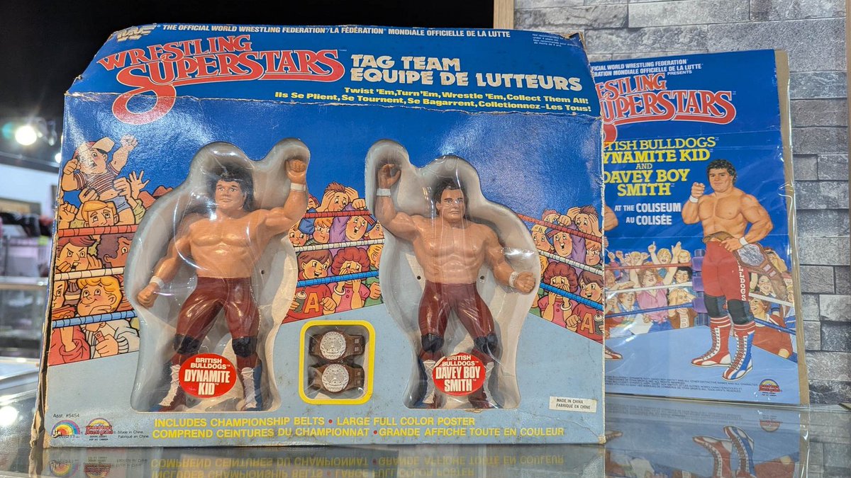 1980年代 LJNのWWFフィギュア Wrestling Superstars ブリティッシュ