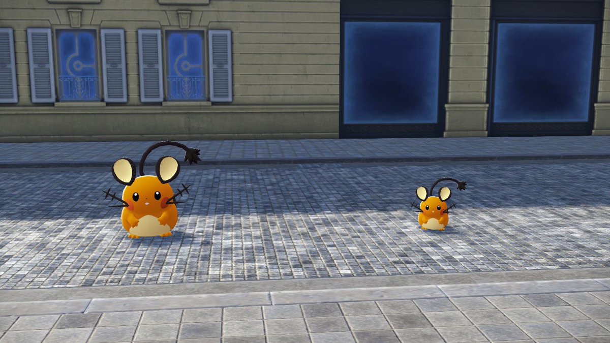 XLのデデンネとXSのデデンネ かわいいﾟ(ﾟ`ω´ ﾟ)ﾟ♡ #ZA