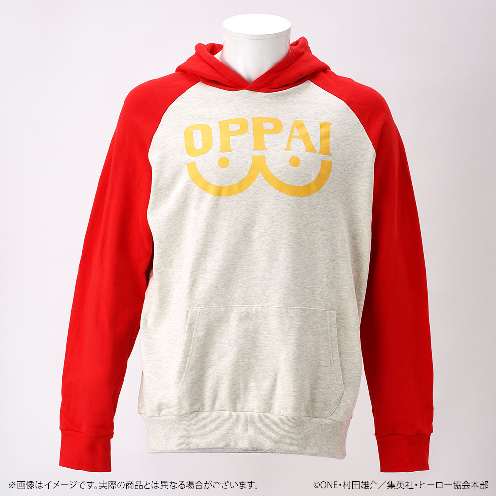 10周年記念グッズ情報👊】 作中でサイタマが着ているOPPAIパーカー受注