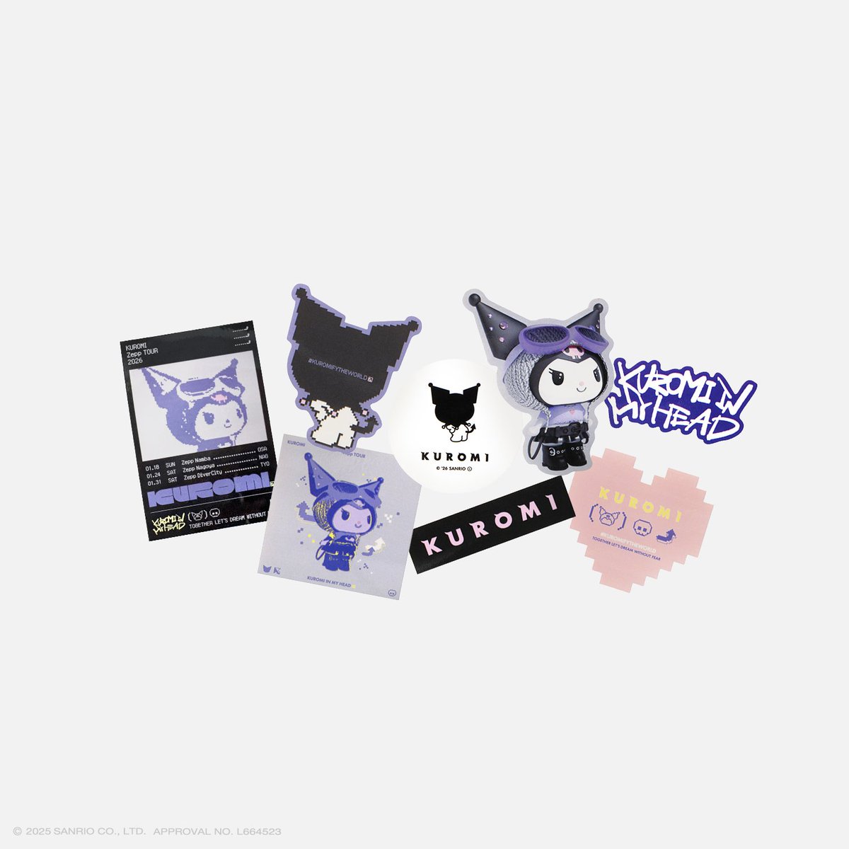 ─── ⋆⋅ ❤︎ ⋅⋆ ─── 【GOODS!!】 KUROMI グッズ紹介