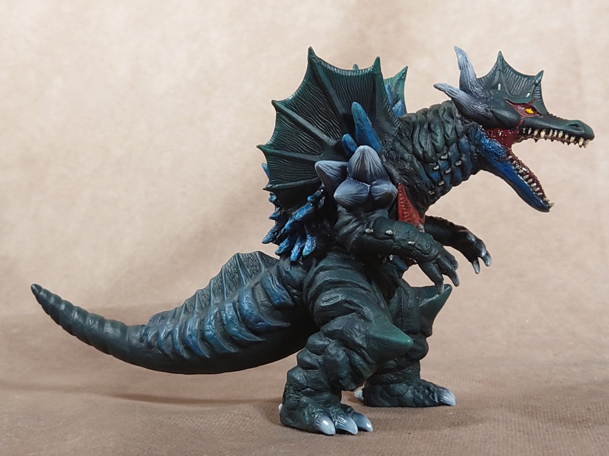 ウルトラ怪獣シリーズ 光波怪獣 ガイリュウガ カスタム、リペイント