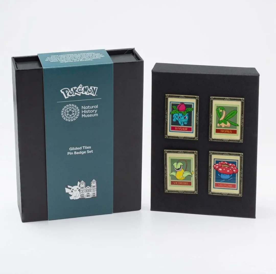 ポケモン 自然史博物館 ピンバッジセット ポケモン イーブイ