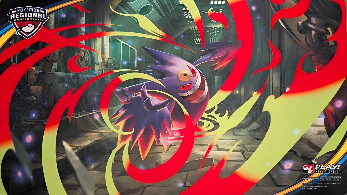 海外ポケカニュース🍄】 海外大会でメガゲンガーのプレイマットが配布