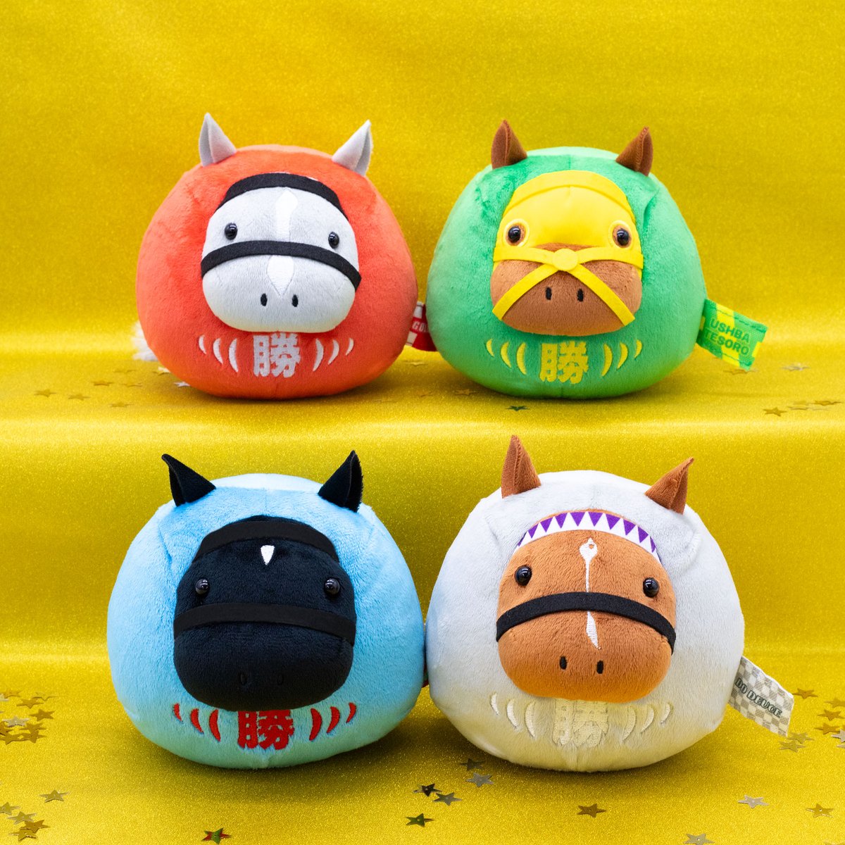 🏇プライズ新商品🏇 ／ #サラブレッドコレクション だるまぬいぐるみ