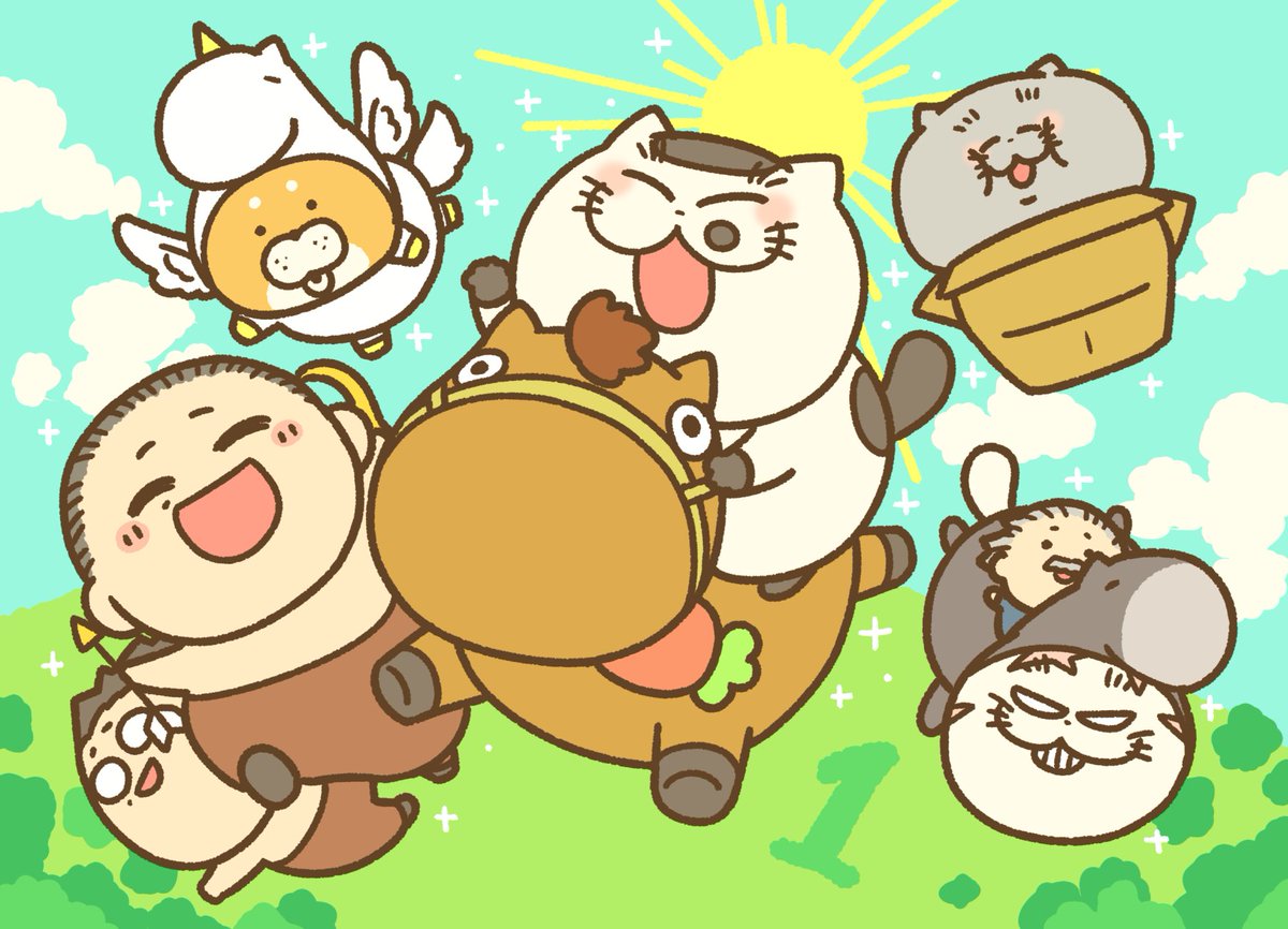 おじさまと猫16巻発売まで あと1日にゃー