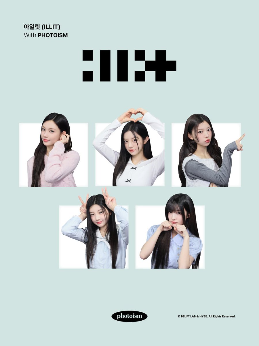 PHOTOISM with ILLIT ARTIST FRAME OPEN ! 「ILLIT」のアーティスト