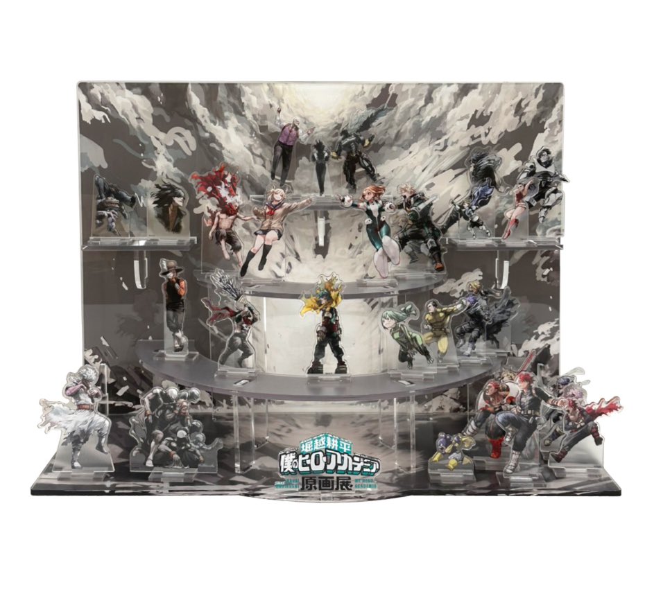 ヒロアカ原画展 福岡会場グッズ アクリルフィギュアオールスターセット