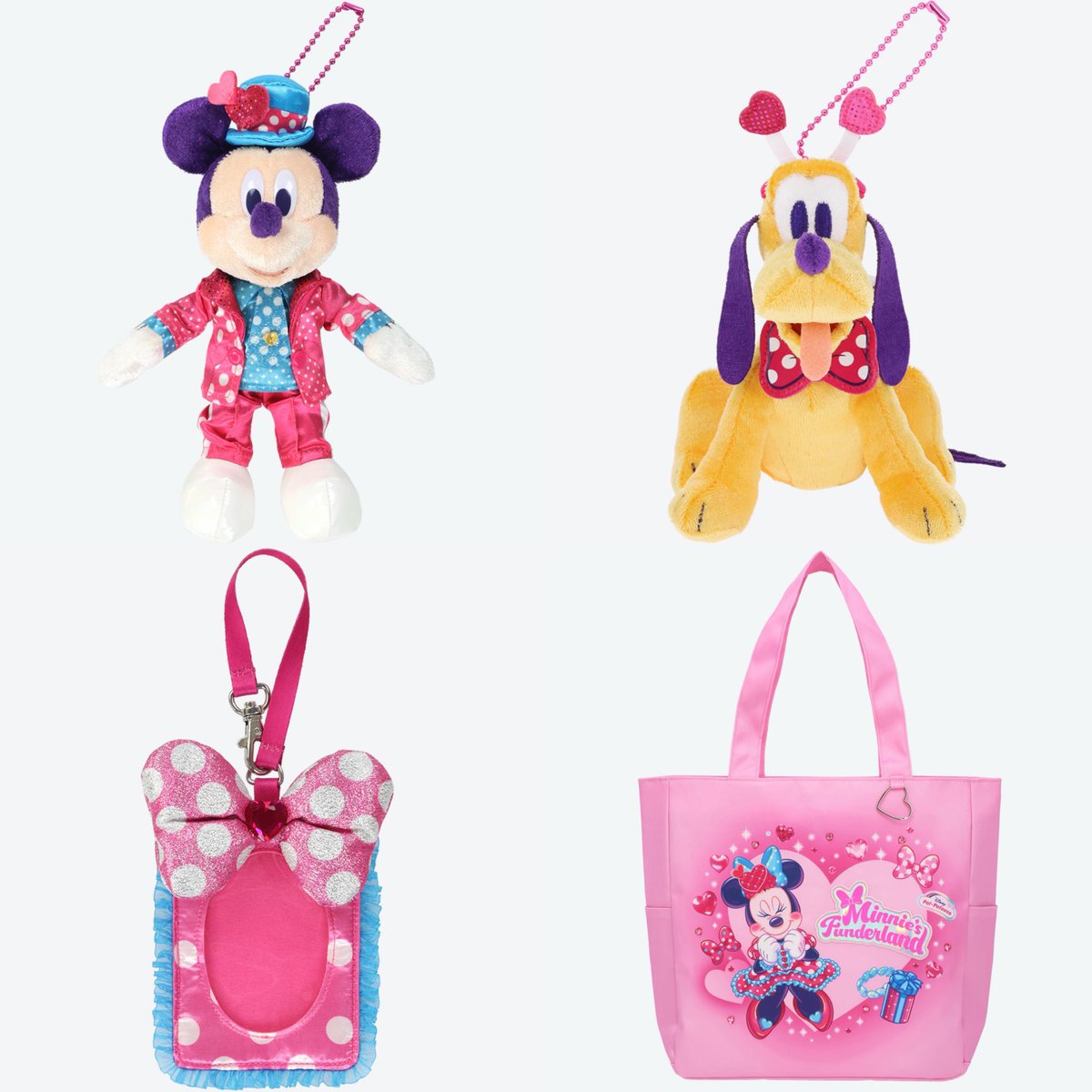 本日1月16日より、ミニーのぬいぐるみチャームは、予約販売となりまし