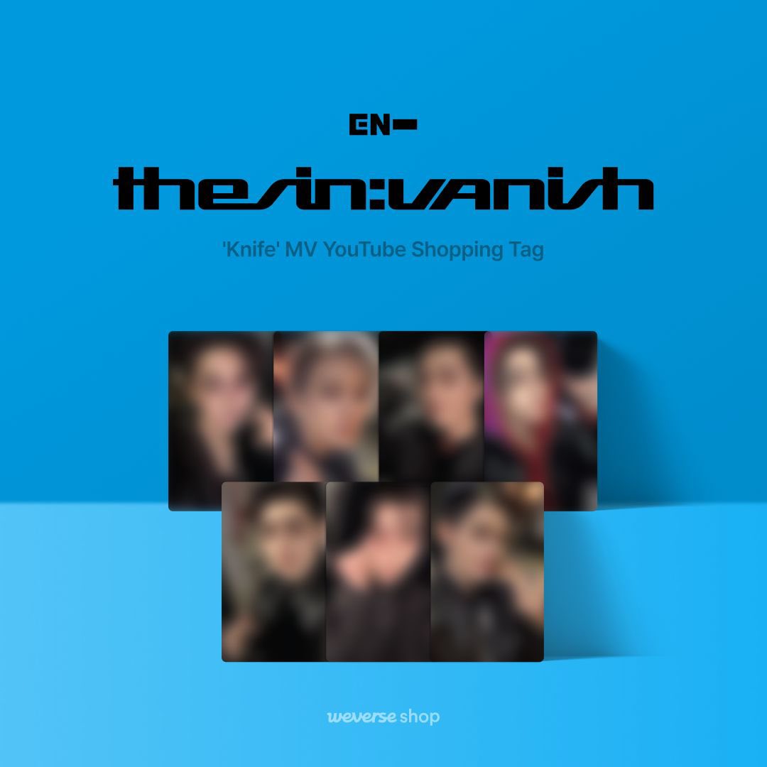 ENHYPEN 'THE SIN : VANISH'🧛🩸 YouTube Gift特典 Qoo10にて予約開始