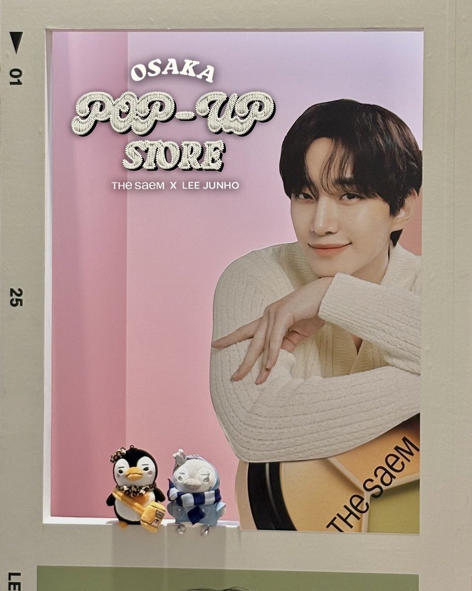 ✨THE SAEM X LEE JUNHO 大阪ポップアップストア OPEN✨ THE SAEMと