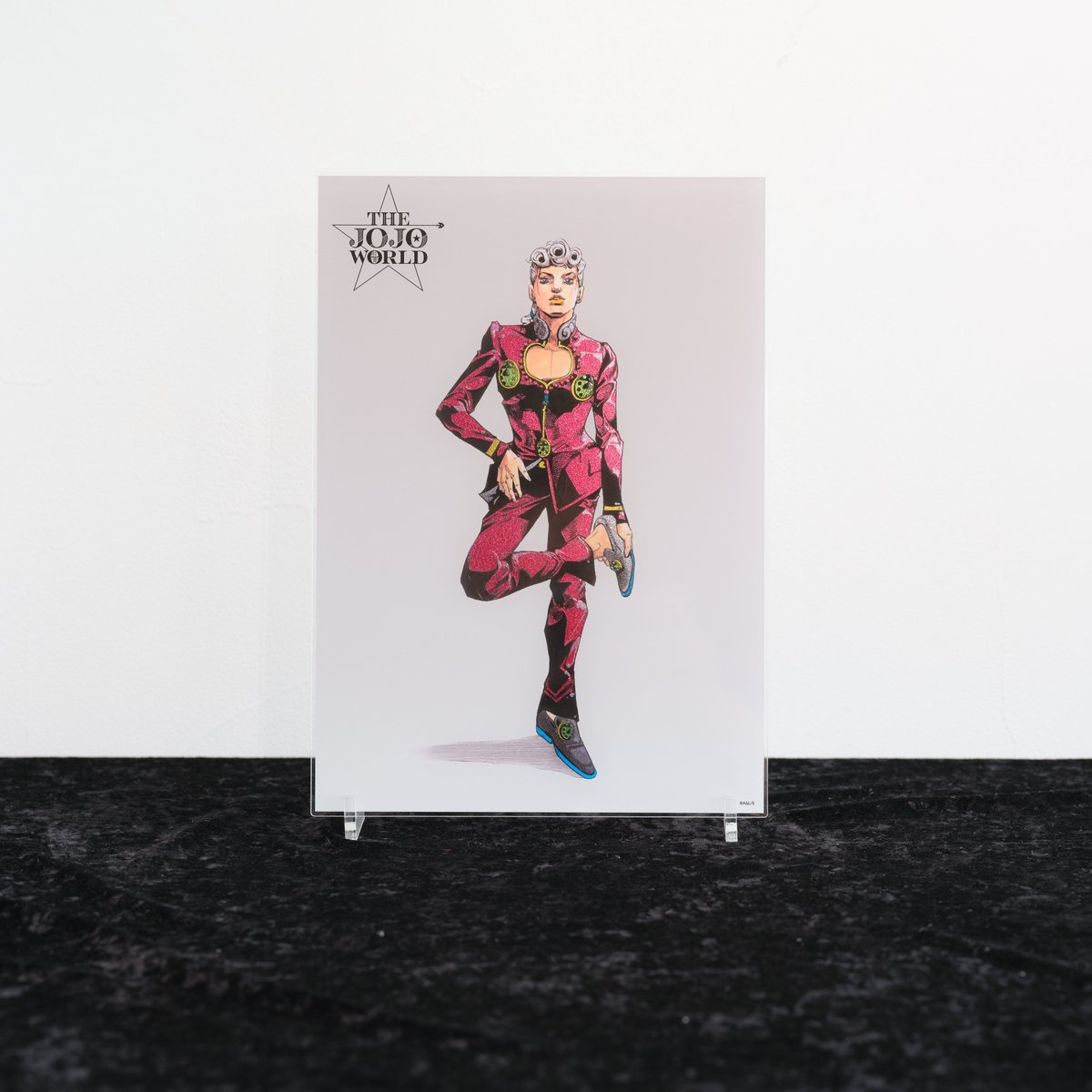 再入荷のお知らせ】 <商品> 「箔入りアクリルアートパネル 空条承太郎