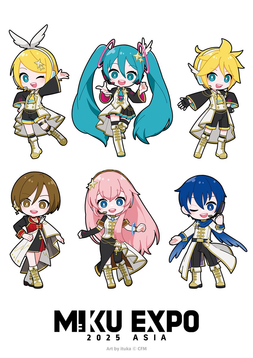 🎨MIKU EXPO 2025 ASIA サブビジュアル公開🎨 本日はアジアツアーの
