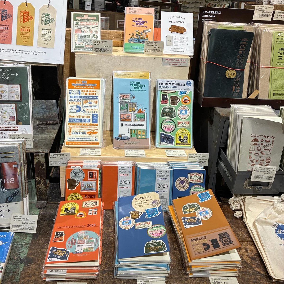 明日9月11日より、トラベラーズファクトリー各店でもトラベラーズ