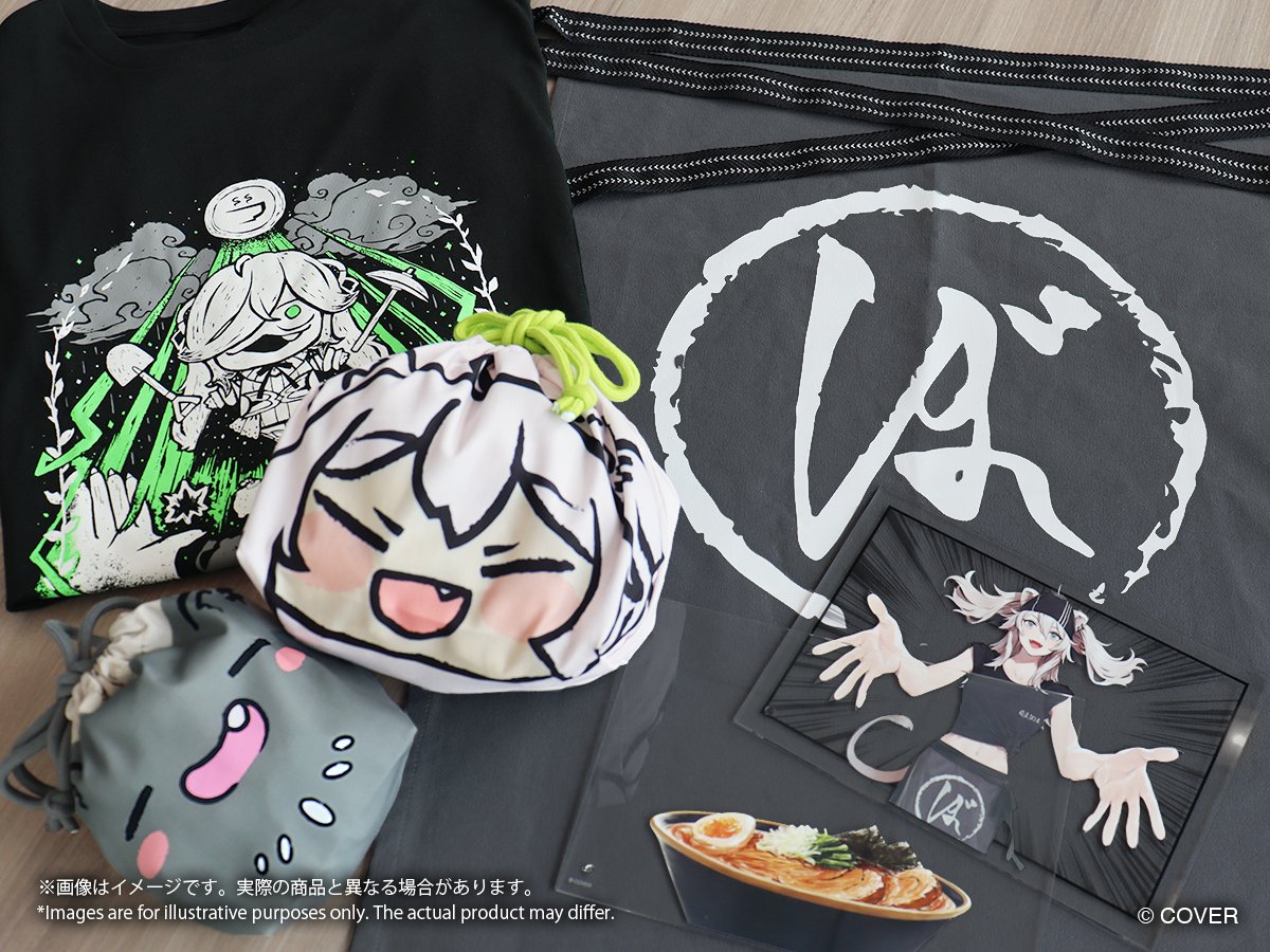 獅白ぼたん5周年記念グッズ』のサンプル写真をツリー形式で載せてる