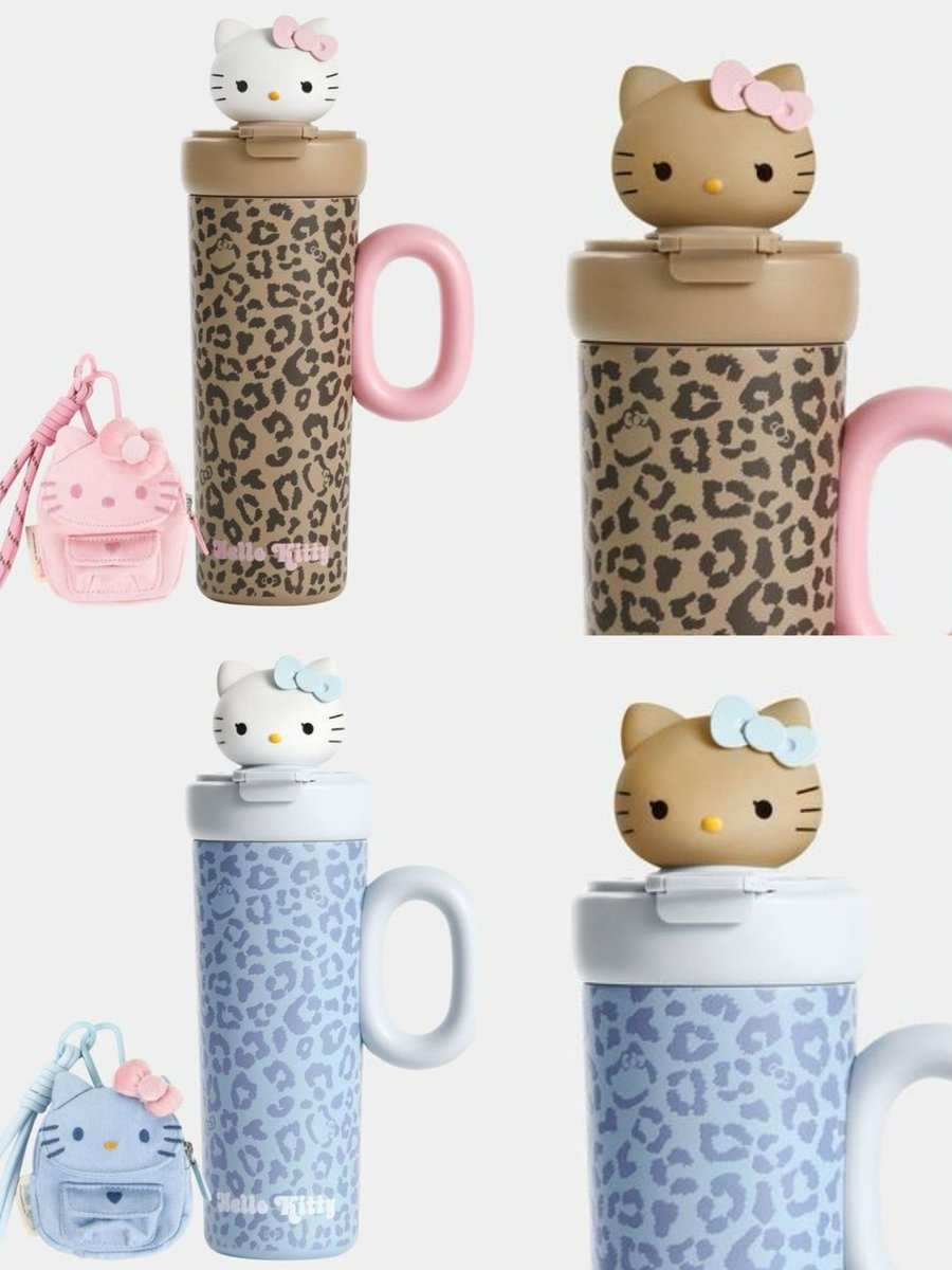 TBH ×HelloKittyタンブラー 蓋にいるキティちゃん日光にあたると日焼け