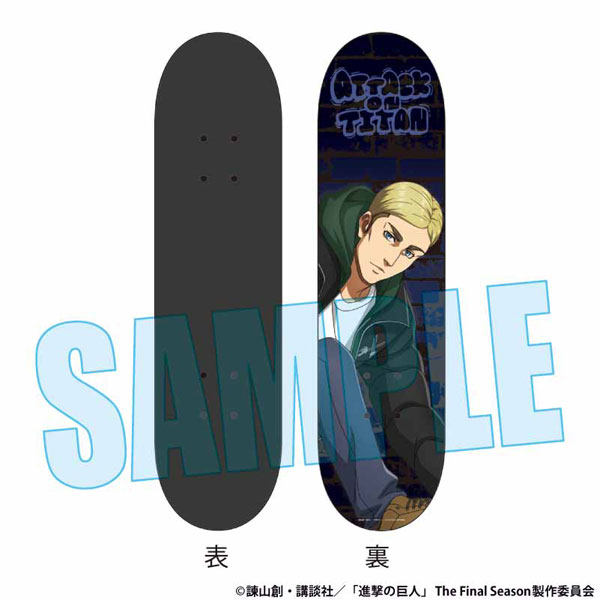 あみあみで予約開始！ スケートボード 進撃の巨人 スケーターver