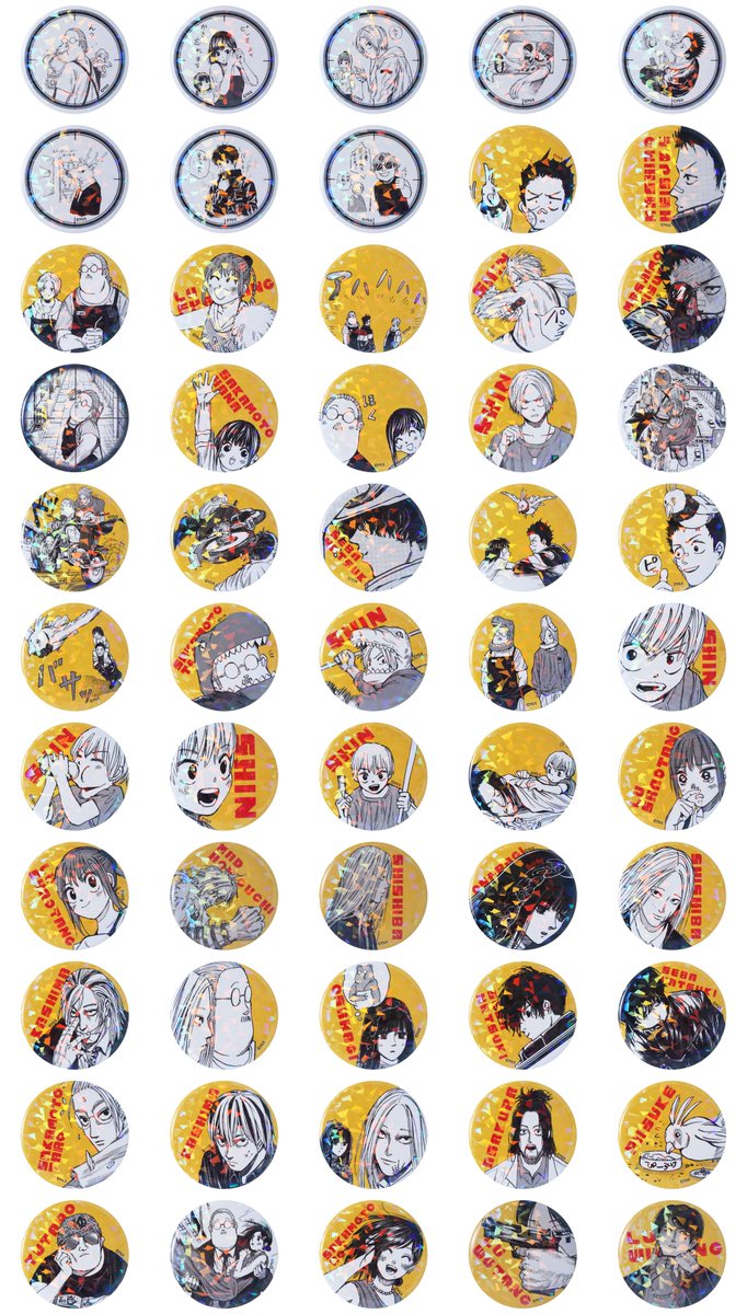 JCS限定！完全受注生産「週刊少年ジャンプ」オールスター缶バッジ