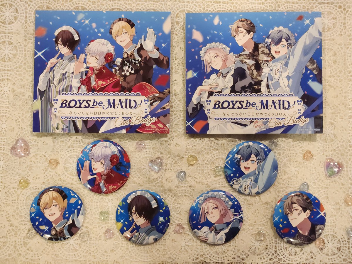 高階 蘭士 缶バッジ セット 高階 蘭士 缶バッジ セット BOYS be MAID