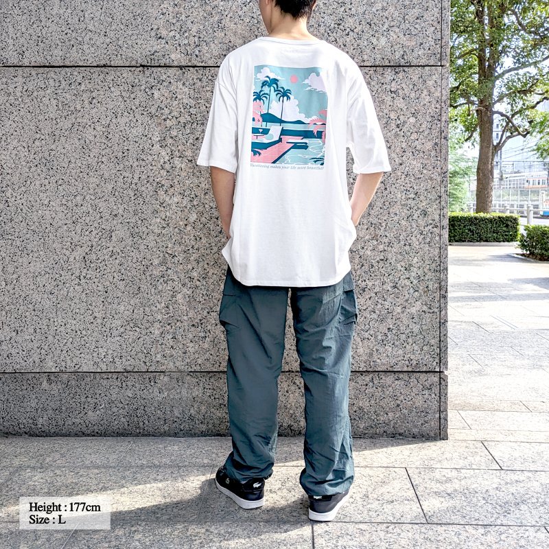 ⋱ライブツアーグッズ紹介🔟🌴⋰ 🌴Tシャツ A【黒】 バケーションには