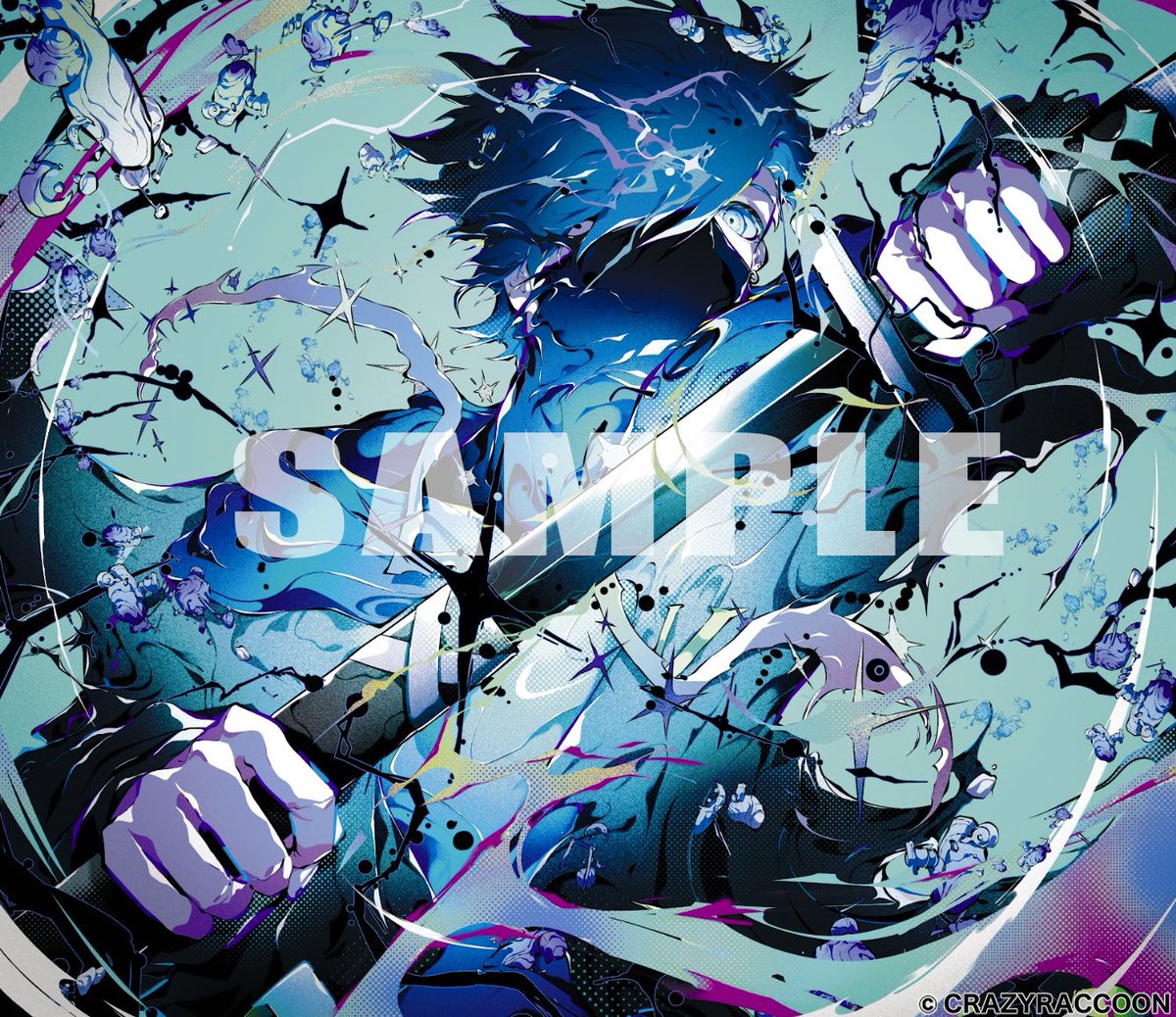 CRAZY RACCOON MOUSEPAD Vanilla様イラスト描かせいただきました!