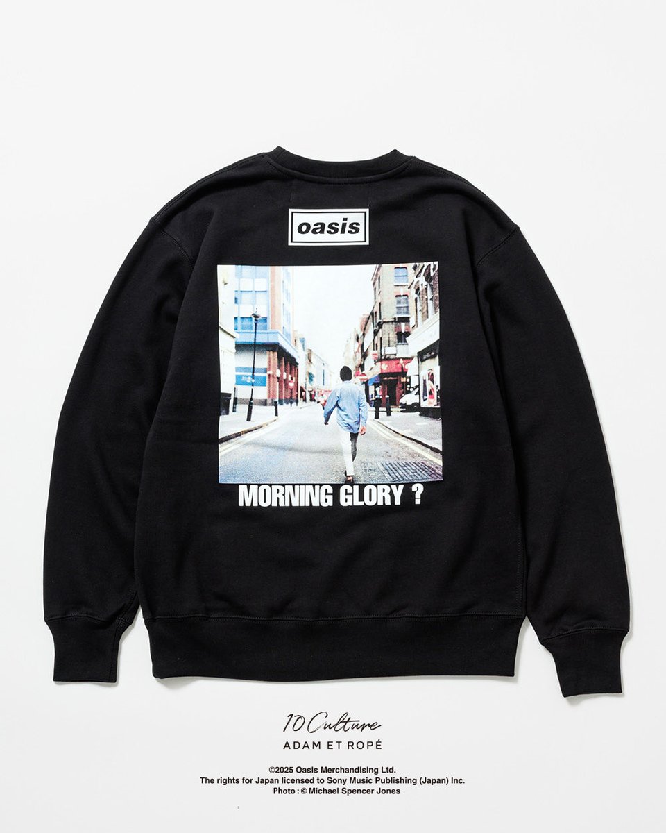 オアシス × アダムエロペ のモーニング・グローリースウェットが猛烈に