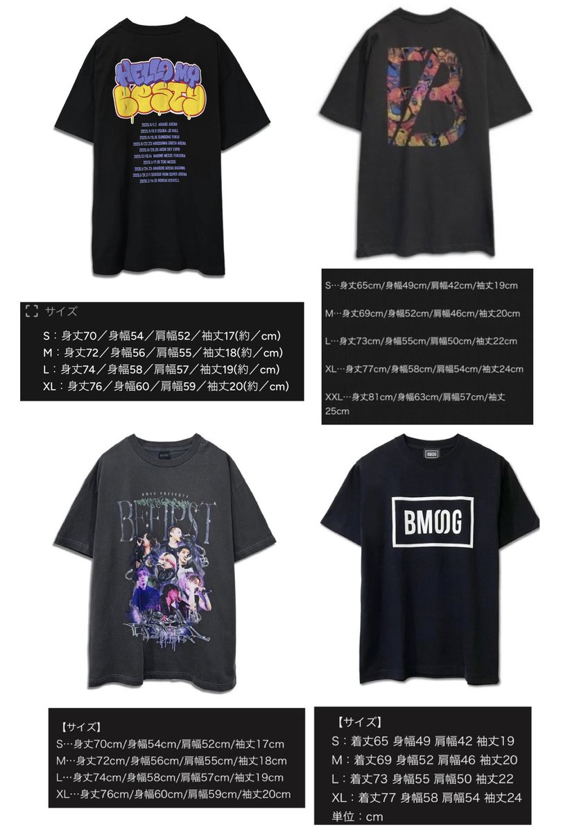 今回のファンミTシャツ アーティスト顔Tと