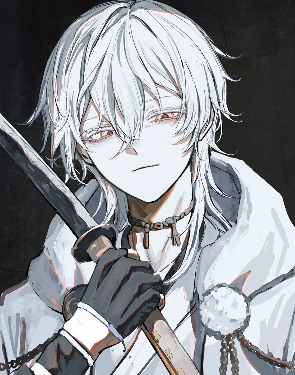 鶴丸国永(刀剣乱舞) 「鶴丸国永」|こうみのイラスト