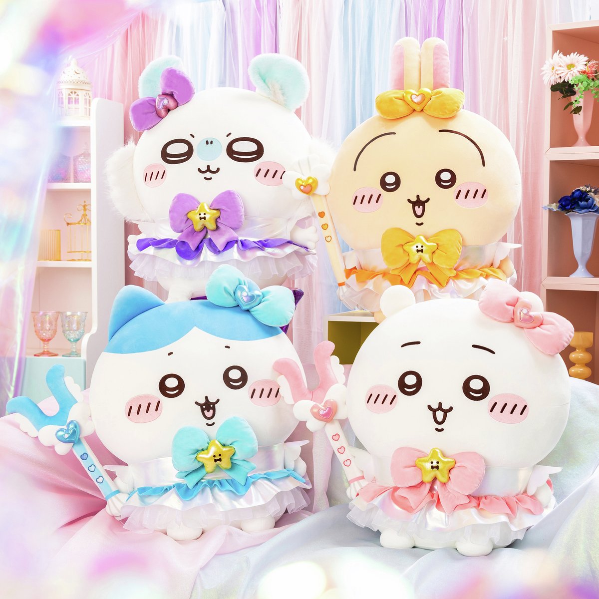 🌼来週からご予約開始①🌼 『#まじかるちいかわ 超BIG！おすわり