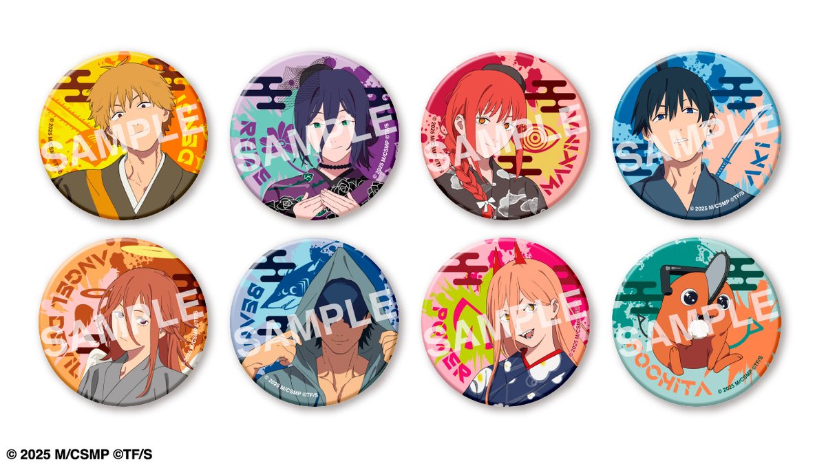 チェンソーマンカフェ TSUTAYA OMATSU POP UP レゼ缶バッチ 2025年9月