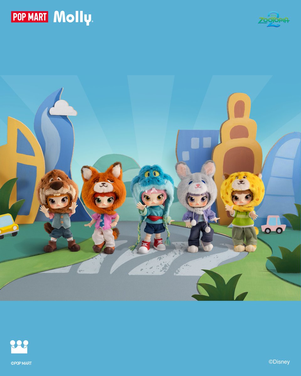 🐰🦊MOLLY、ズートピアの仲間に変身 新しい姿で、新しいストーリーが
