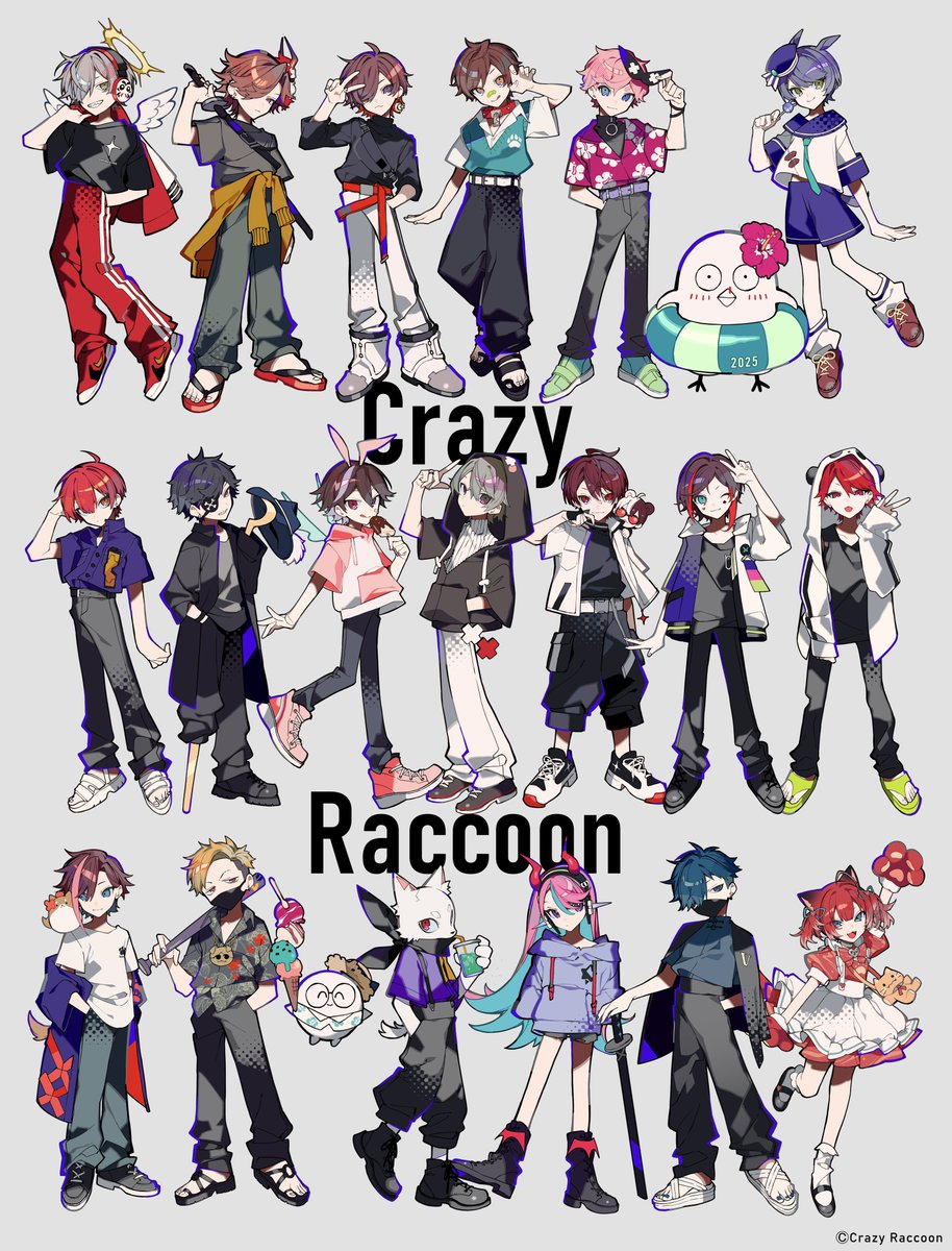 CR FES 2025』のキービジュアルに続いてグッズイラストも担当させて