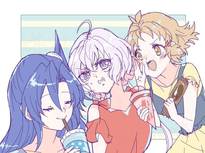 風鳴翼 ,立花響 ,雪音クリス 「そろそろ暑くなるんですってねぇ」|もみ