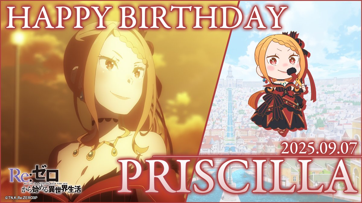 ☆───────────☆ 🎂Happy Birthday !!🎂 ✨ Priscilla