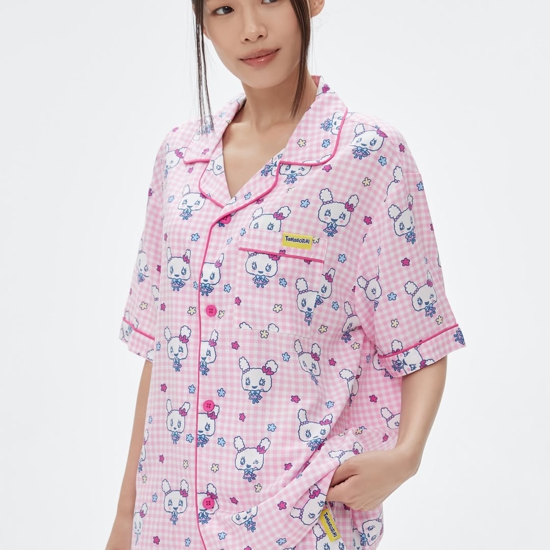 📢 🐣韓国限定🐣 韓国SPAO× #たまごっち パジャマ＆Tシャツ受付