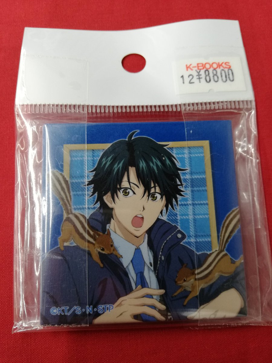 入荷情報】 『テニスの王子様』より スクエア缶バッジ/動物 【越前